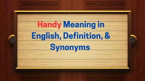 handsy synonym|handy thesaurus.